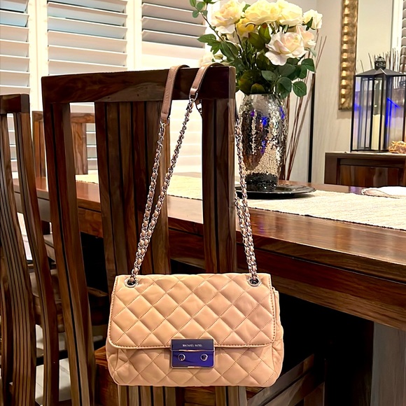 Michael Kors Handbags - Michael Kors “Sloan” Quilted Lambskin Leather Shoulder/Crossbody Bag.